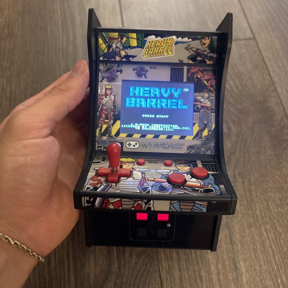 Heavy Barrel My Arcade Micro Player Mini Retro Arcade Game Machine Tested Works